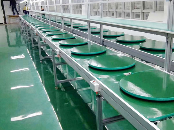 倍速鏈輸送線在使用過程中出現(xiàn)跑偏有什么處理方法？